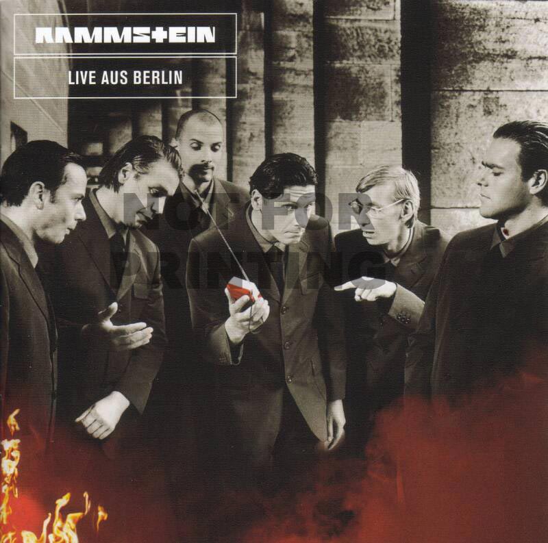 rammstein live aus berlin CD front cover