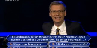 This happened on this week's edition of "Who wants to be a Millionaire?" in Germany.